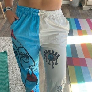 Graphic Sweatpants size large